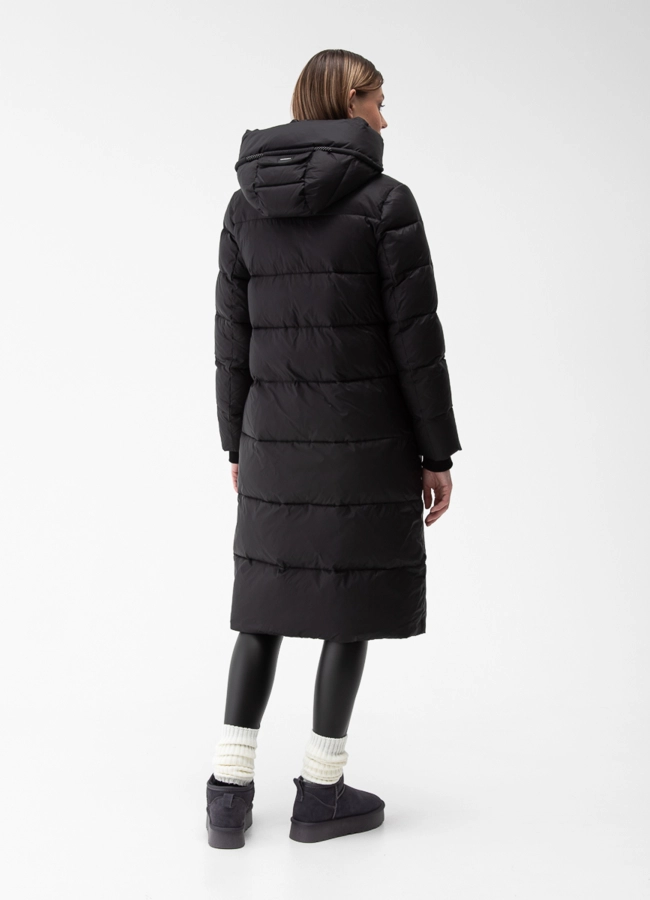 Пуховик женский с капюшоном  модель № 28009 в рассрочку