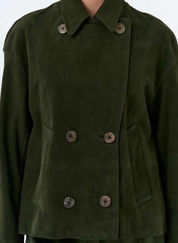 Женская куртка из натуральной замши